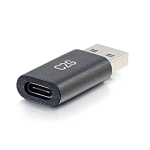 C2g/ cables to go C2G USB-C Female to USB-A Male SuperSpeed USB 5Gbps Adapter Converter USB C Female to USB A Male Adapter Black