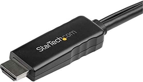StarTech.com 6ft (2m) HDMI to DisplayPort Cable 4K 30Hz - Active HDMI 1.4 to DP 1.2 Adapter Converter Cable with Audio - USB Powered - Mac & Windows - HDMI Laptop to DP Monitor - Male/Male (HD2DPMM6)