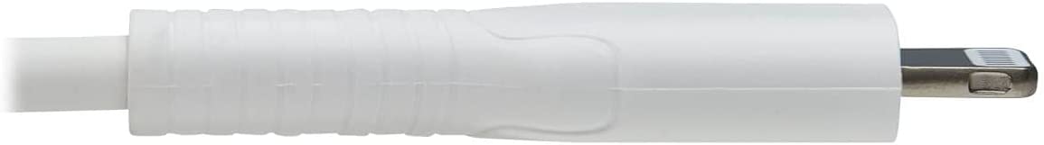 Tripp Lite USB C to Lightning Sync/Charge Cable, 3.3 feet / 1 Meter, White MFI Certified M/M (M102-01M-WH)