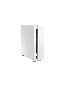 QNAP TS-133-US 1 Bay Affordable Desktop NAS with ARM Cortex-A55 Quad-core Processor and 2 GB DDR4 RAM (Diskless) TS-x33 1 Bay NAS