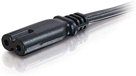 C2g/ cables to go C2G Power Cord, Universal Power Cord, 2-Slot Non-Polarized, 14 AWG, Black, 6 Feet (1.82 Meters), Cables to Go 27398 6 Feet Non-Polarized