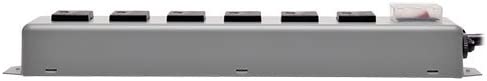 Tripp Lite 6 Outlet Waber Industrial Power Strip, 6ft Cord with 5-15P Plug (6SP) blue 6 Outlet, 6ft Cord Power Strip