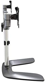 StarTech.com Dual Monitor Stand - Ergonomic Desktop Monitor Stand for up to 32" VESA Displays - Free-Standing Articulating Universal Computer Monitor Mount - Adjustable Height - Silver (ARMDUALSS) Up to 32" Dual Monitor Silver