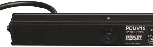 Tripp Lite Basic PDU, 1.44kW Single-Phase, 120V, 14 Outlets (5-15R), NEMA 5-15P Input, 15 ft. Cord, 0U Vertical Rack-Mount Power (PDUV15)
