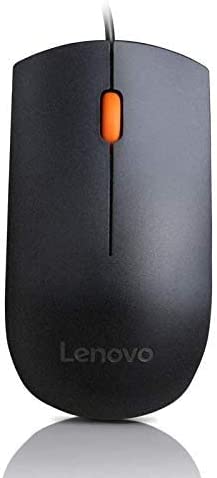 Lenovo 300 USB Combo, Full-Size Wired Keyboard & Mouse, Ergonomic, Left or Right Hand Mouse, Optical Mouse, GX30M39606, Black Keyboard + Mouse Black