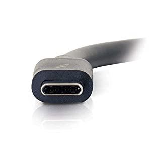 C2g/ cables to go C2G 28840 Thunderbolt 3 USB-C Male to USB-C Male Cable, 40Gbps and 4K 60Hz Video, Black (1.5 Feet, 0.45 Meters)