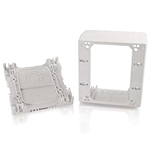 C2g/ cables to go C2G 16087 Wiremold Uniduct Double Gang Extra Deep Junction Box