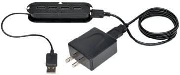 Tripp Lite 4-Port USB 2.0 Hi-Speed Ultra-Mini Hub with power adapter - hub - 4 ports - desktop