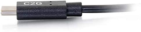 C2g/ cables to go C2G USB Cable, USB 2.0 Cable, USB C to C Cable, Black, 6 Feet (1.82 Meters), Cables to Go 28826 6 Feet Type C Male to C Male 3A