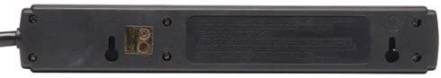 Tripp Lite 6 Outlet Surge Protector Power Strip, 6ft Cord, Black, $10,000 INSURANCE (TLP6B)