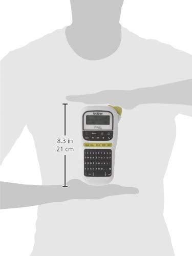 BROTHER PTH110 Easy, Portable Label Maker-Handheld Labeller, Black/White