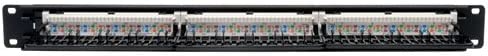 Tripp Lite 24-Port 1U Rackmount Cat6 110 Patch Panel 568B, RJ45 Ethernet(N252-024)