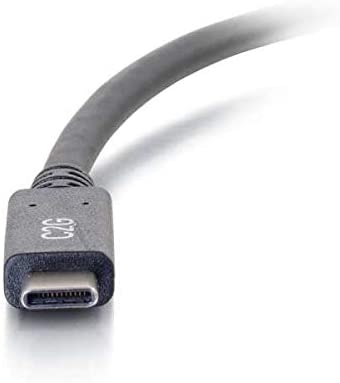 C2g/ cables to go C2G USB Cable, USB 3.0 Cable, USB C to A Cable, Compatible with Thunderbolt 3 Tablet, Chromebook Pixel, Samsung Galaxy TabPro S, LG G6, Macbook, Black, 6 Feet (1.82 Meters), Cables to Go 28832 Type C Male to A Male 6 Feet