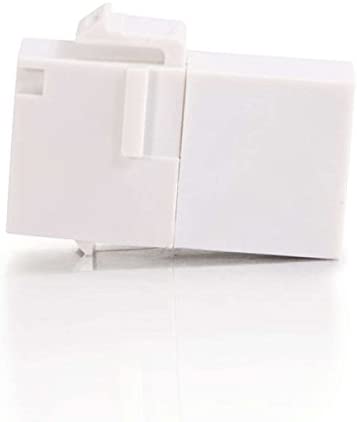 C2g/ cables to go C2G 03677 RJ45 (8P8C) Coupler Keystone Insert Module, White