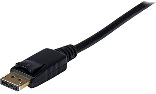StarTech.com 6ft (1.8m) DisplayPort to VGA Cable - Active DisplayPort to VGA Adapter Cable - 1080p Video - DP to VGA Monitor Cable - DP 1.2 to VGA Converter - Latching DP Connector (DP2VGAMM6)