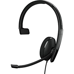 EPOS | Sennheiser Adapt 130T USB II (1000899) - Wired, Single-Sided Headset with USB Connectivity, MS Teams Certified and UC Optimized - Superior Sound - Enhanced Comfort - Call Control - Black