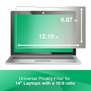 3M Anti-Glare Filter for 14" Widescreen Laptop (AG140W9B) 14.0" Widescreen Laptop - Dealtargets.com