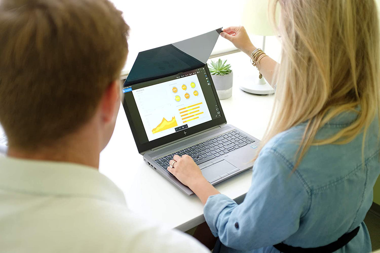 3M High Clarity Privacy Filter Black 8.74" x 13.50" x 0.25" - Dealtargets.com