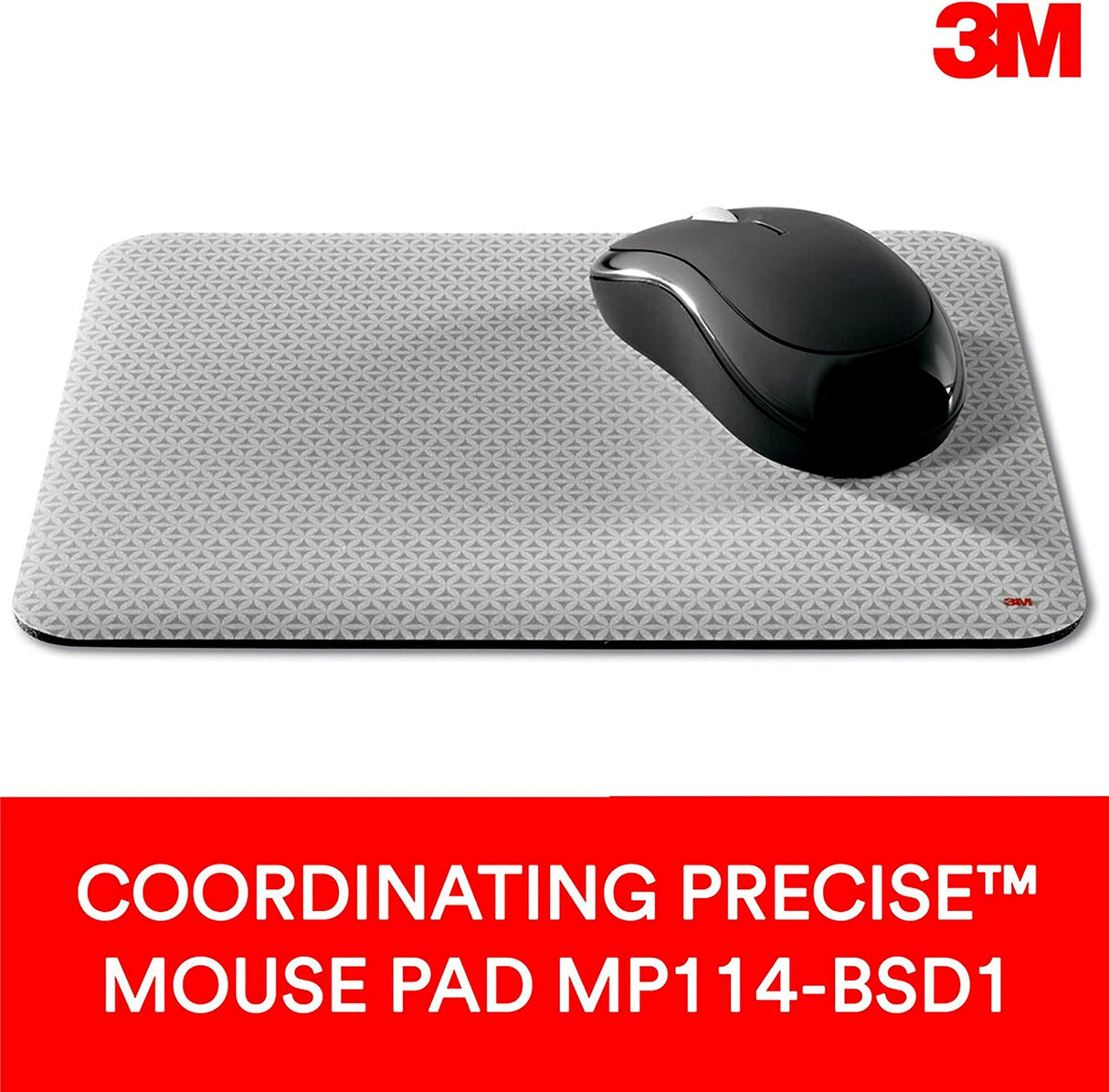 3M Keyboard and Mouse Wrist Rest, 25" Long, Ergonomic Gel with Antimicrobial Protection, Black Leatherette 25" Leatherette Cover - Dealtargets.com