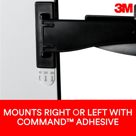 3M Monitor Mount Document Clip Copy Clip, Mounts Right or Left with Command™ Adhesive, Use on Monitors and Laptops for Easy Viewing and Reduced Clutter, Holds up to 30 Sheets, Black (DH240MB) - Dealtargets.com