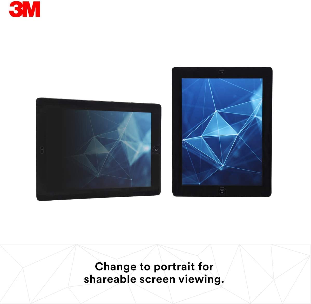 3M Privacy Filter for Apple iPad Air 1/2/Pro 9.7 Tablet - Landscape (PFTAP002) Apple iPad Air 1/2/Pro 9.7 Landscape Black Privacy - Dealtargets.com