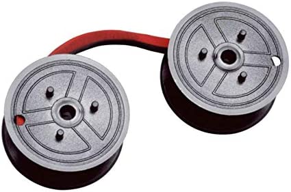 Dataproducts Universal C-Wind Calculator Spools, Red/Black, Pack of 12