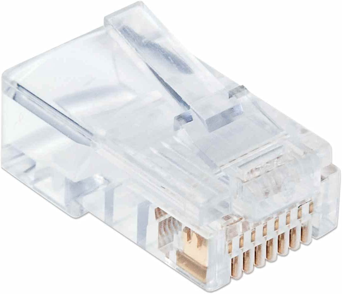 Intellinet network solutions ICI790512 - INTELLINET 790512 CAT-5E 3-Prong Modular Plugs, 100 pk