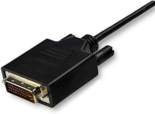 StarTech.com 10ft (3m) USB C to DVI Cable - 1080p (Single Link) USB Type-C (DP Alt Mode HBR2) to DVI-Digital Video Adapter Cable - Works w/ Thunderbolt 3 - Laptop to DVI Monitor/Display (CDP2DVI3MBNL) 9.8 feet