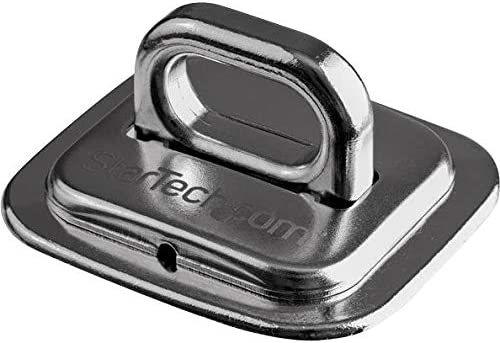 Laptop Cable Lock Anchor - Steel - Computer Security Cable Anchor - Desk Mount Security Anchor Point - Screw-On Lock Anchor