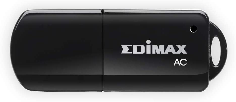 Edimax Wi-Fi 5 802.11ac Mini AC600 Dual-Band (2.4Ghz / 5Ghz) Adapter For PC USB Adapter Dongle, Win11 Plug-n-Play, Mac OS, Linux, EW-7811UTC