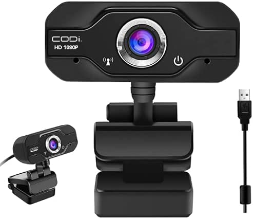 Codi Aquila HD 1080P Fixed Focus Webcam