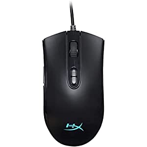 HyperX Pulsefire Core - RGB Gaming Mouse, Software Controlled RGB Light Effects & Macro Customization, Pixart 3327 Sensor up to 6,200DPI, 7 Programmable Buttons, Mouse Weight 87g Black Wired Pulsefire Core Mouse