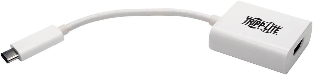 Tripp Lite USB C to HDMI Video Adapter Converter 4Kx2K M/F, Thunderbolt 3 Compatible, USB-C, USB Type-C, USB Type C, 6in (U444-06N-HD-AM) HDMI DP Alternate Mode