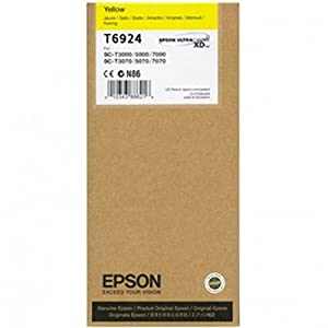 Epson Yellow Ultra Chrome XD Ink Cartridge, 110 ml (T692400)