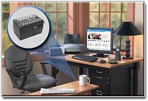 Tripp Lite 550VA UPS Battery Backup, 300W Eco Green, USB, RJ11, 8 Outlets (ECO550UPS), Black