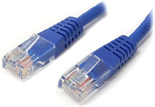 StarTech.com Cat5e Ethernet Cable - 2 ft - Blue - Patch Cable - Molded Cat5e Cable - Short Network Cable - Ethernet Cord - Cat 5e Cable - 2ft (M45PATCH2BL) 2 ft / 0.5m Blue