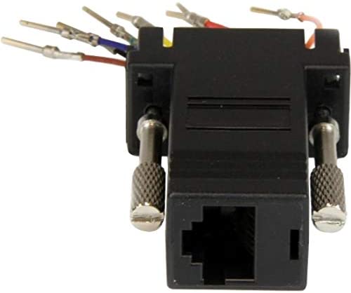 StarTech.com DB9 to RJ45 Modular Adapter - M/F - Serial adapter - DB-9 (M) to RJ-45 (F) - GC98MF,Gray