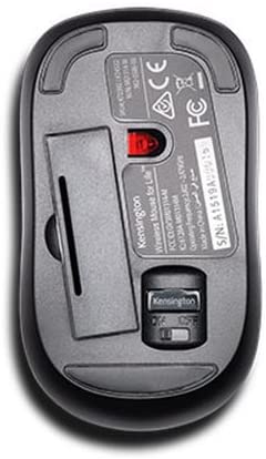 Kensington Silent Mouse-for-Life Wireless USB Mouse - Black (K72392US)