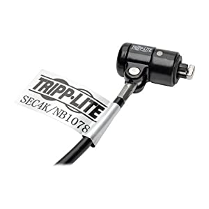 Tripp Lite Laptop Security Lock Keyed Theft Deterrent Cable 4ft 4' (SEC4K) 4ft Key Lock