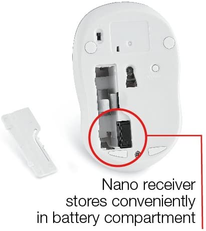 Verbatim Silent Wireless Blue LED Mouse - Silver