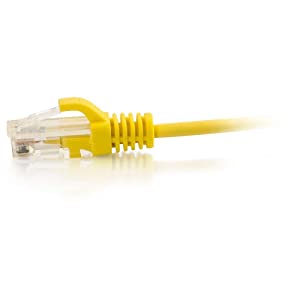 C2g/ cables to go C2G 01173 Cat6 Snagless Unshielded (UTP) Slim Ethernet Network Patch Cable, Yellow (7 Feet) Yellow 7'