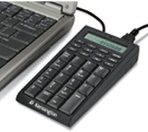 Kensington Notebook Keypad/Calculator with USB Hub, 19-Key Pad 72274