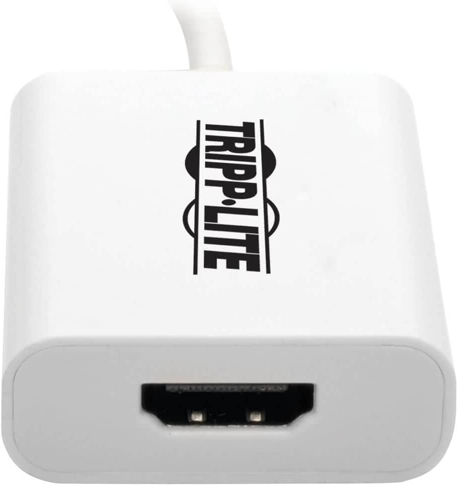 Tripp Lite USB C to HDMI Video Adapter Converter 4Kx2K M/F, Thunderbolt 3 Compatible, USB-C, USB Type-C, USB Type C, 6in (U444-06N-HD-AM) HDMI DP Alternate Mode