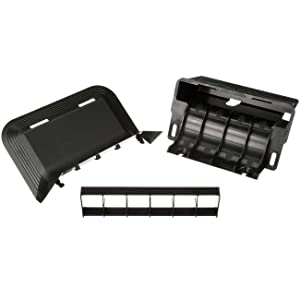 Panduit - AFR4WTRBL - Panduit Above Floor Raceway Wall Transition Fitting, Black - Black - 1 Pack