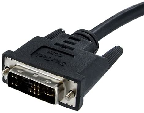 StarTech.com 6 ft DVI to Coax High Resolution VGA Monitor Cable - DVI to VGA Connector - 6ft DVI to VGA Converter (DVIVGAMM6), Black 6 ft / 2m