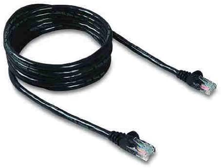 Belkin 1077536 CAT6 Snagless Patch Cable RJ45M/RJ45M; 2 Black 2-Foot Black
