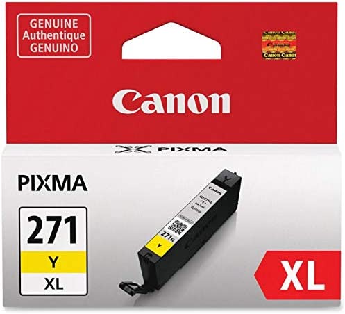 Canon CLI-271XL Yellow Ink Tank Compatible to MG6820, MG6821, MG6822, MG5720, MG5721, MG5722, MG7720, TS5020, TS6020, TS8020, TS9020, Canon CLI-271 XL Yellow, XL Ink Tank Canon CLI-271 XL Yellow XL Ink Tank Ink Tank