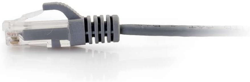 C2g/ cables to go C2G 01086 Cat6 Slim Cable - Snagless Unshielded Slim Network Patch Cable, Gray (1.5 Feet, 0.45 Meters) 1.5-feet Grey