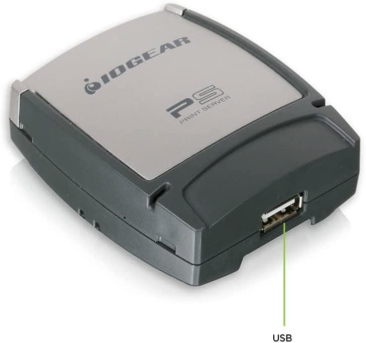 IOGEAR 1-Port USB 2.0 Print Server, GPSU21 English Print Server