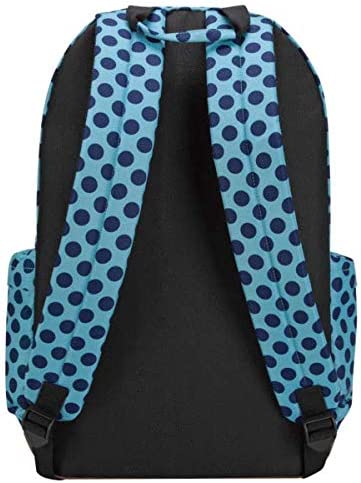 Targus Strata College and Commuter Backpack with Protective Sleeve for 15.6-Inch Laptop, Aqua & Blue Dots (TSB93606GL) Strata Backpack Aqua & Blue Dots